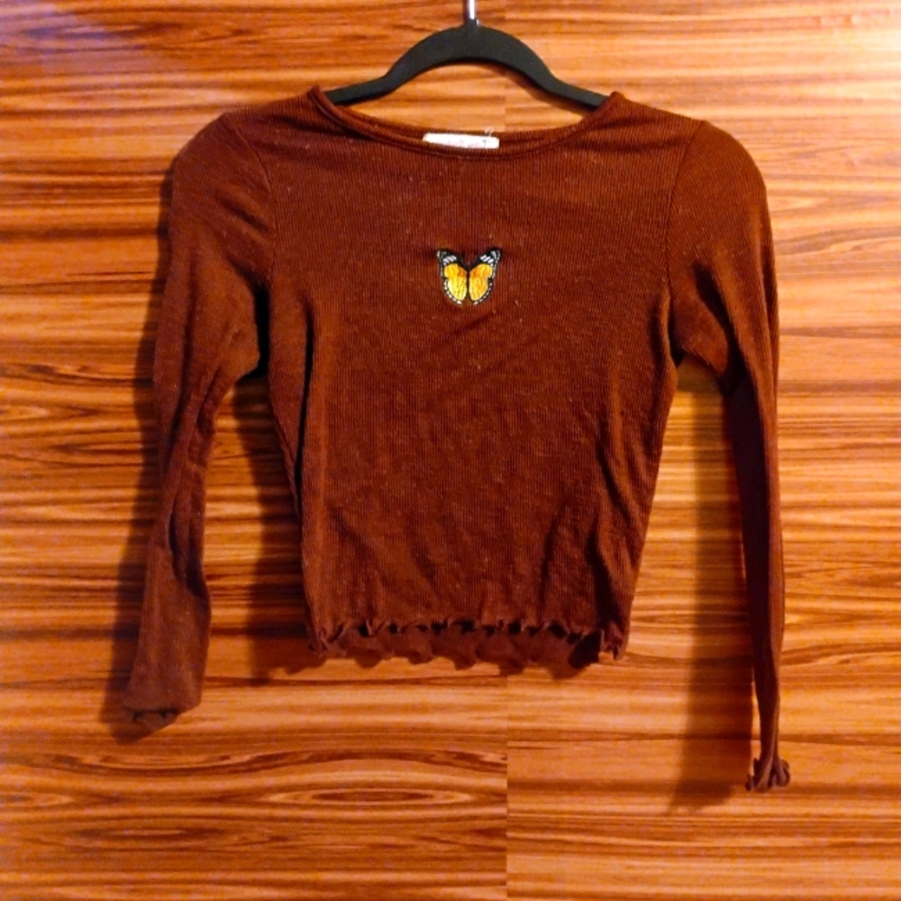 Butterfly crop top